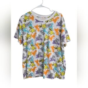 Love Tribe Multicolor Graphic Reptar/Rugrats Tee Size 1x